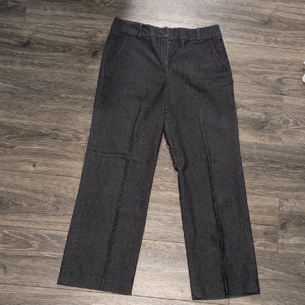 Elegant Charcoal Women's Dress Pants